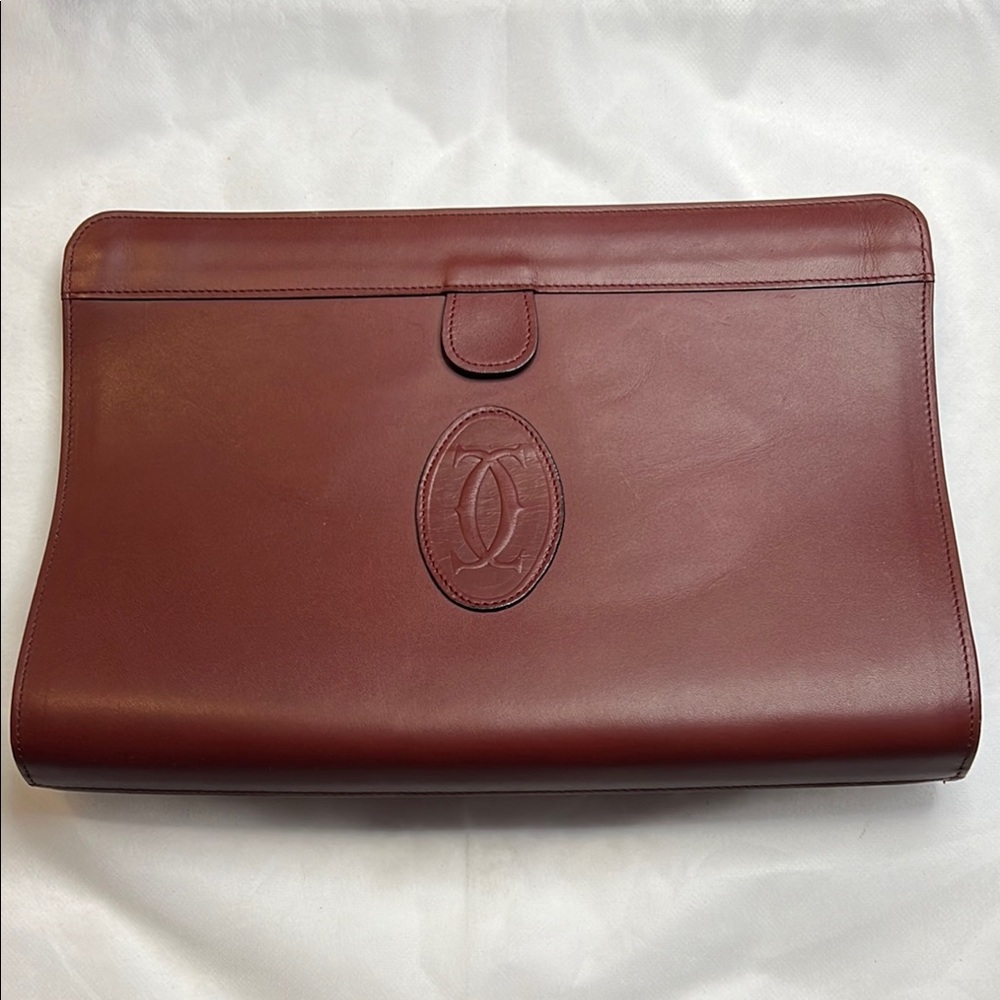 CARTIER Leather Clutch Bag